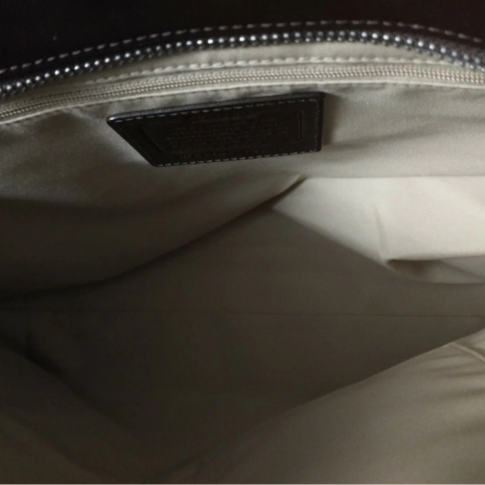 Coach Signature Brown and Tan Tote - Picture 6 of 6